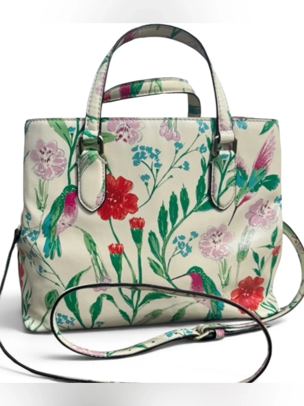 Coming Soon Kate Spade Laurel Way Evangelie hummingbird floral bag